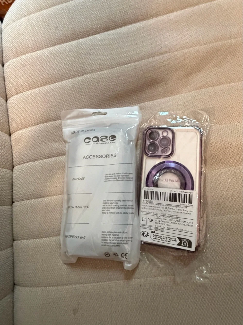 Purple iPhone 13 Pro Max Ring Case